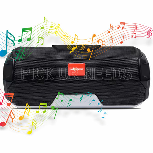 Pick Ur Needs  Rechargeable Mini Portable Wireless Bluetooth Super Bass Speaker With HD Audio 10 W Bluetooth Speaker (Green, Stereo Channel)