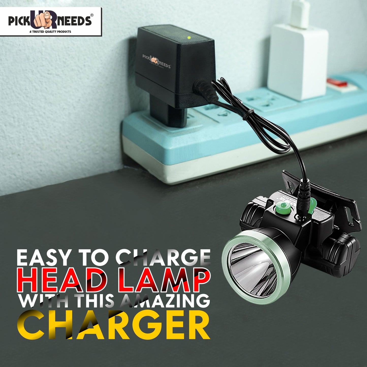 Pick Ur Needs Round Shape Pin Adapter For Head Lamp Light Charging Copper Wire Cable 3 hrs Torch Emergency Light
