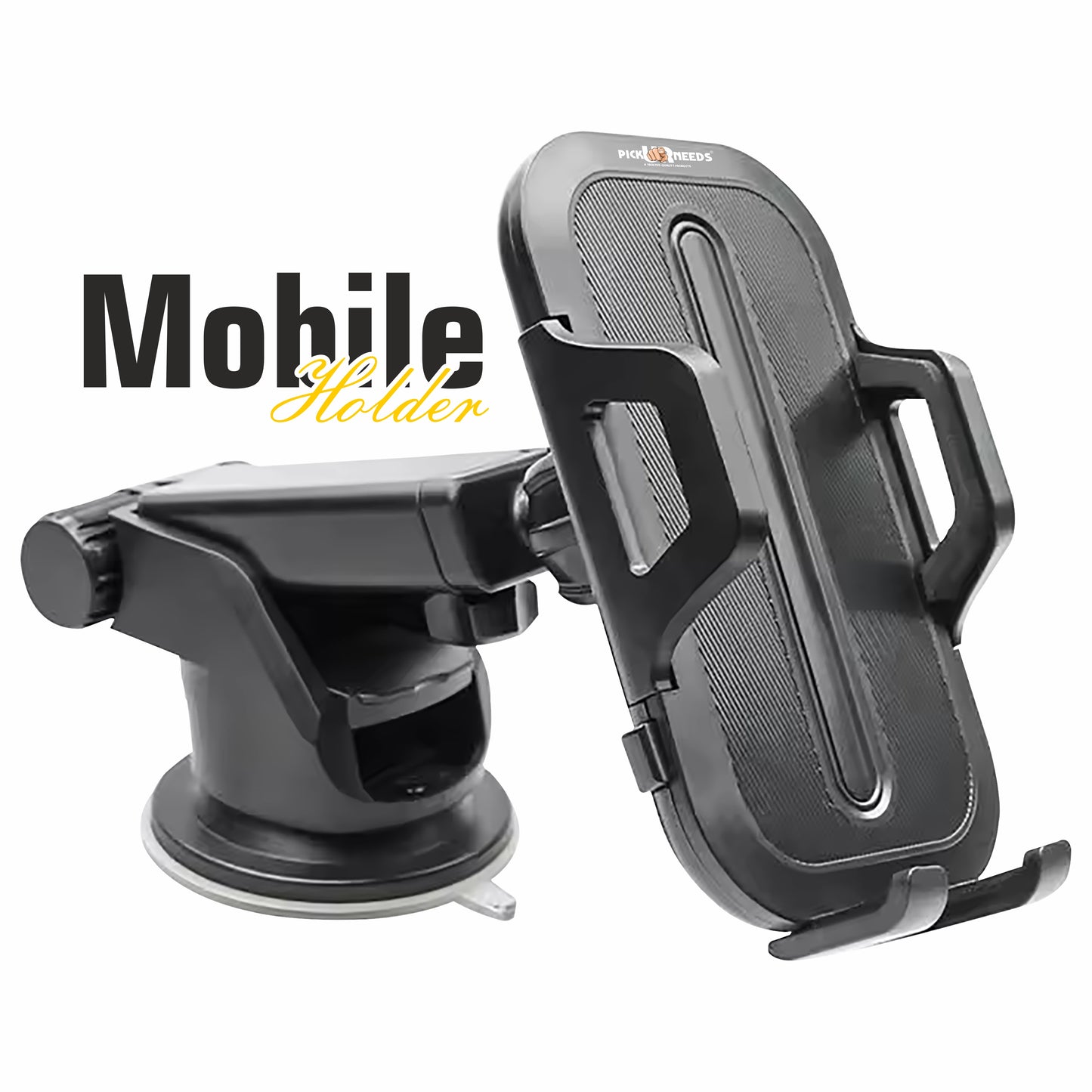 Pick Ur Needs Car Phone Holder With Extension Bracket 360 Degree Rotate Mobile Phone Stand