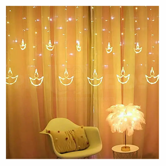 Pick Ur Needs 138 LEDs 10 m Multicolor Flickering Diya Rice Lights