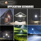 Pick Ur Needs Bright LED 70W Lens Flood Emergency Lamp Light Outdoor With Extension Bracket Flood Light Outdoor Lamp