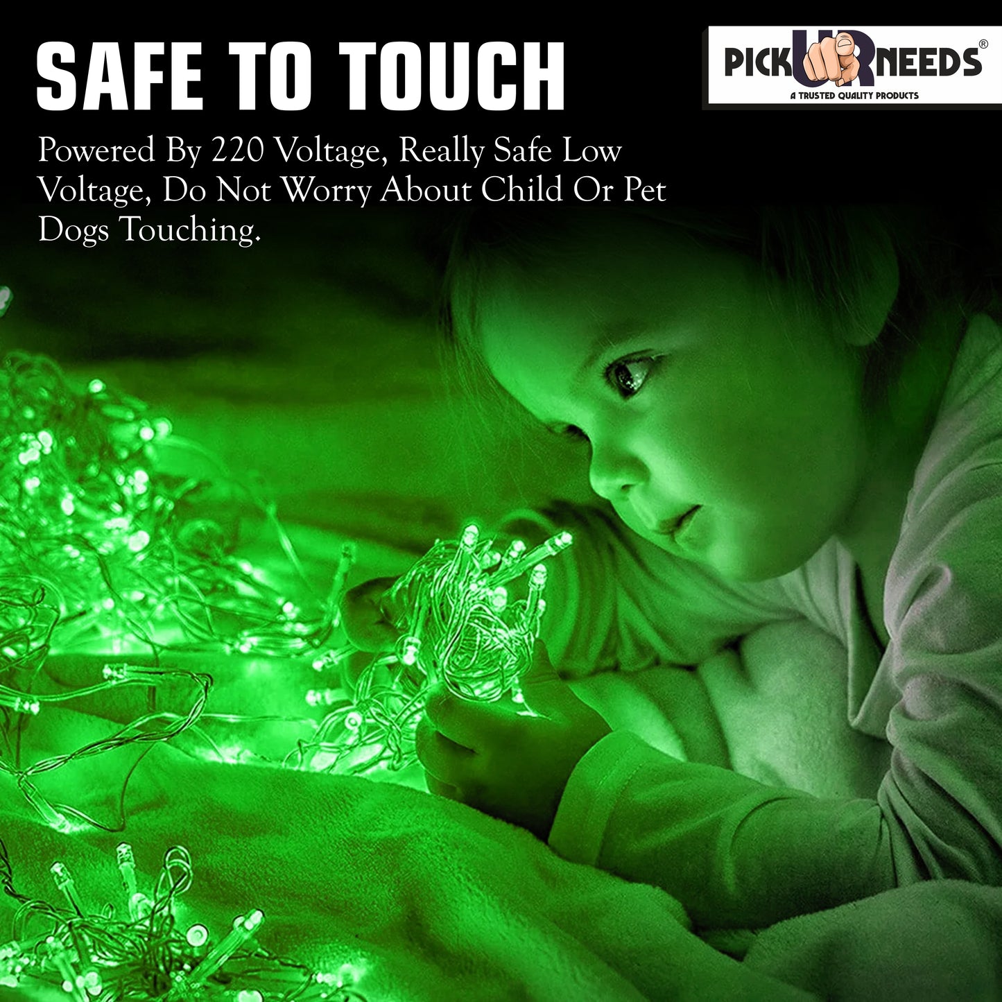 Pick Ur Needs 60 LEDs 20 m Beige Steady String Rice Lights  (Pack of 2)