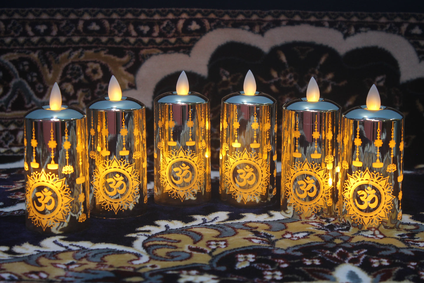Pick Ur Needs Flameless Diya LED Tea Light Candle – Realistic Moving Flame | Battery Operated Acrylic Pillar Candle for Home Decor, Diwali & Christmas