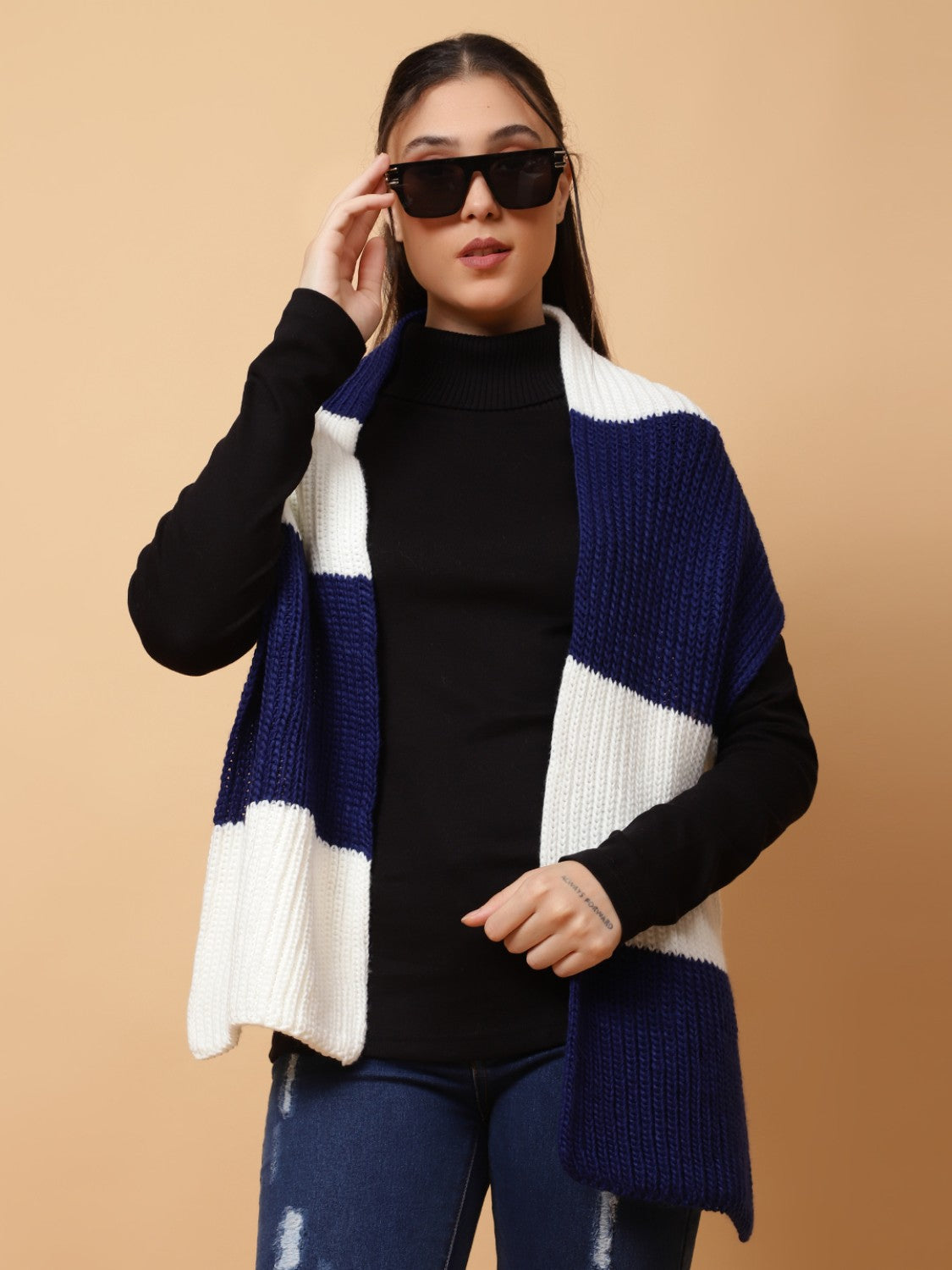 Pick Ur Needs Pure Cashmere Women’s Winter Stylish Muffler Warm, Soft and Trendy Scarves for Cold Weather