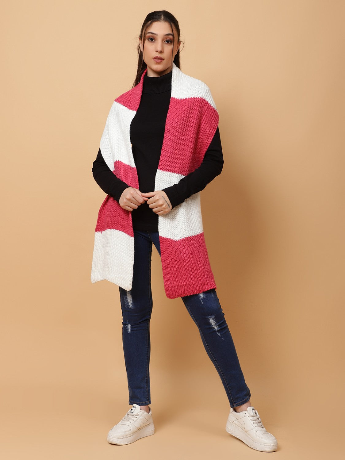 Pick Ur Needs Pure Cashmere Women’s Winter Stylish Muffler Warm, Soft and Trendy Scarves for Cold Weather