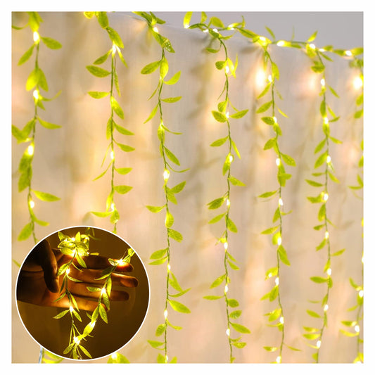 Pick Ur Needs 1 LEDs 3 m Beige Color Changing Leaf Rice Lights  (Pack of 1)