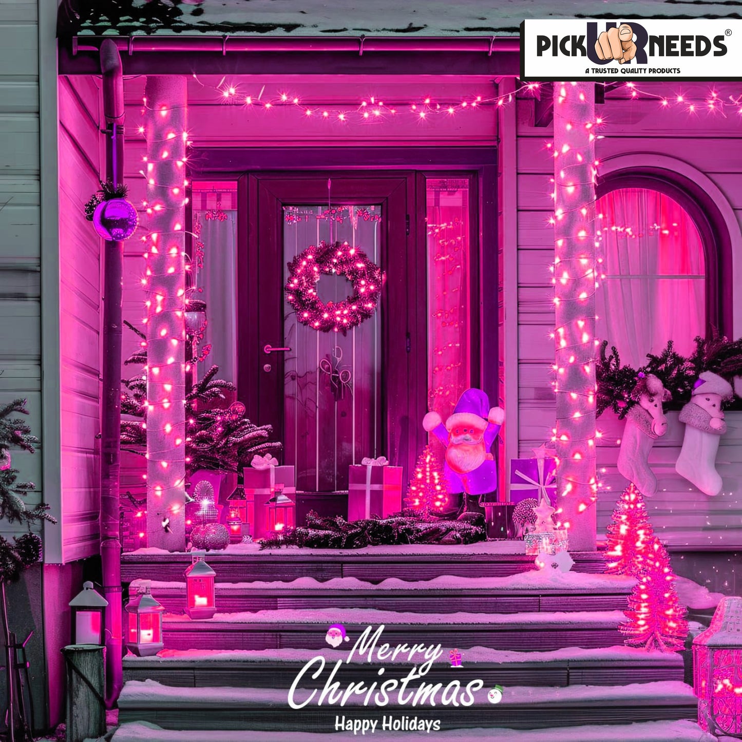 Pick Ur Needs 74 LEDs 30 m Red Flickering String Rice Lights