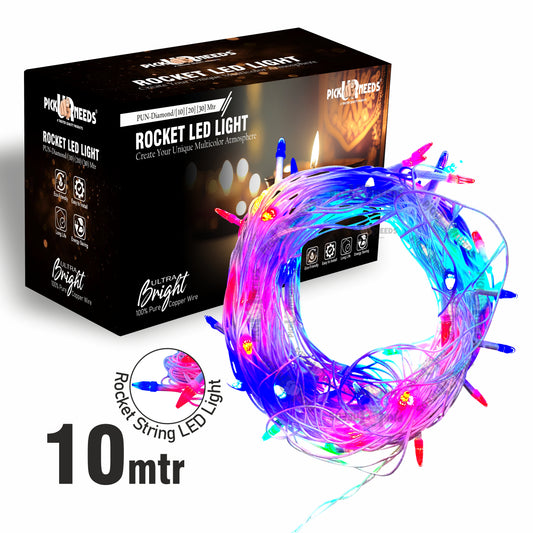 Pick Ur Needs 24 LEDs 10 m Multicolor Color Changing String Rice Lights  (Pack of 1)