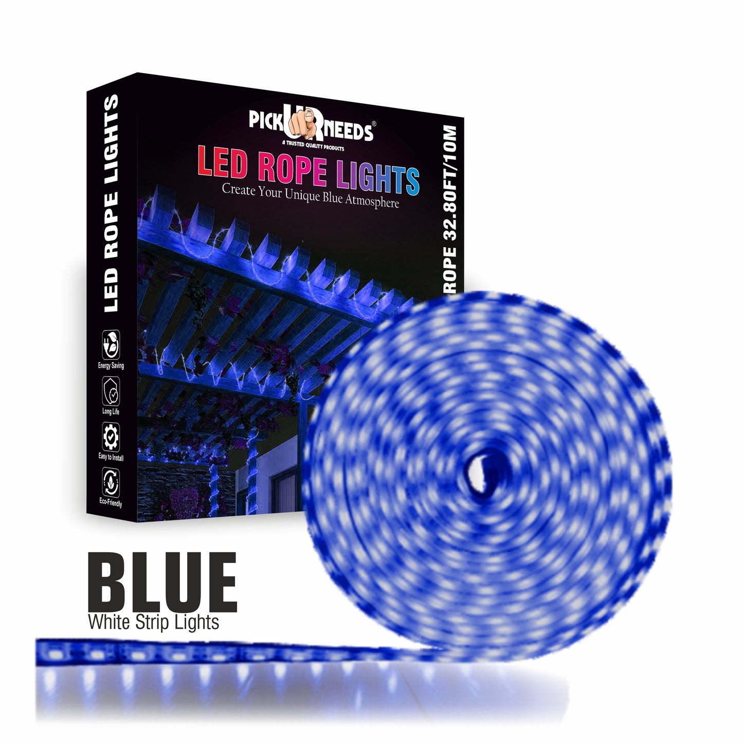 Pick Ur Needs 1200 LEDs 5 m Multicolor Steady Strip Rice Lights  (Pack of 1)