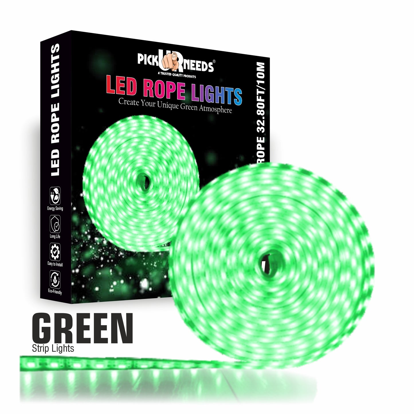 Pick Ur Needs 1200 LEDs 5 m Multicolor Steady Strip Rice Lights  (Pack of 1)
