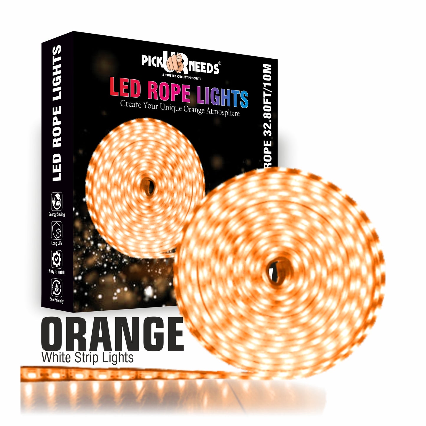Pick Ur Needs 1200 LEDs 5 m Multicolor Steady Strip Rice Lights  (Pack of 1)
