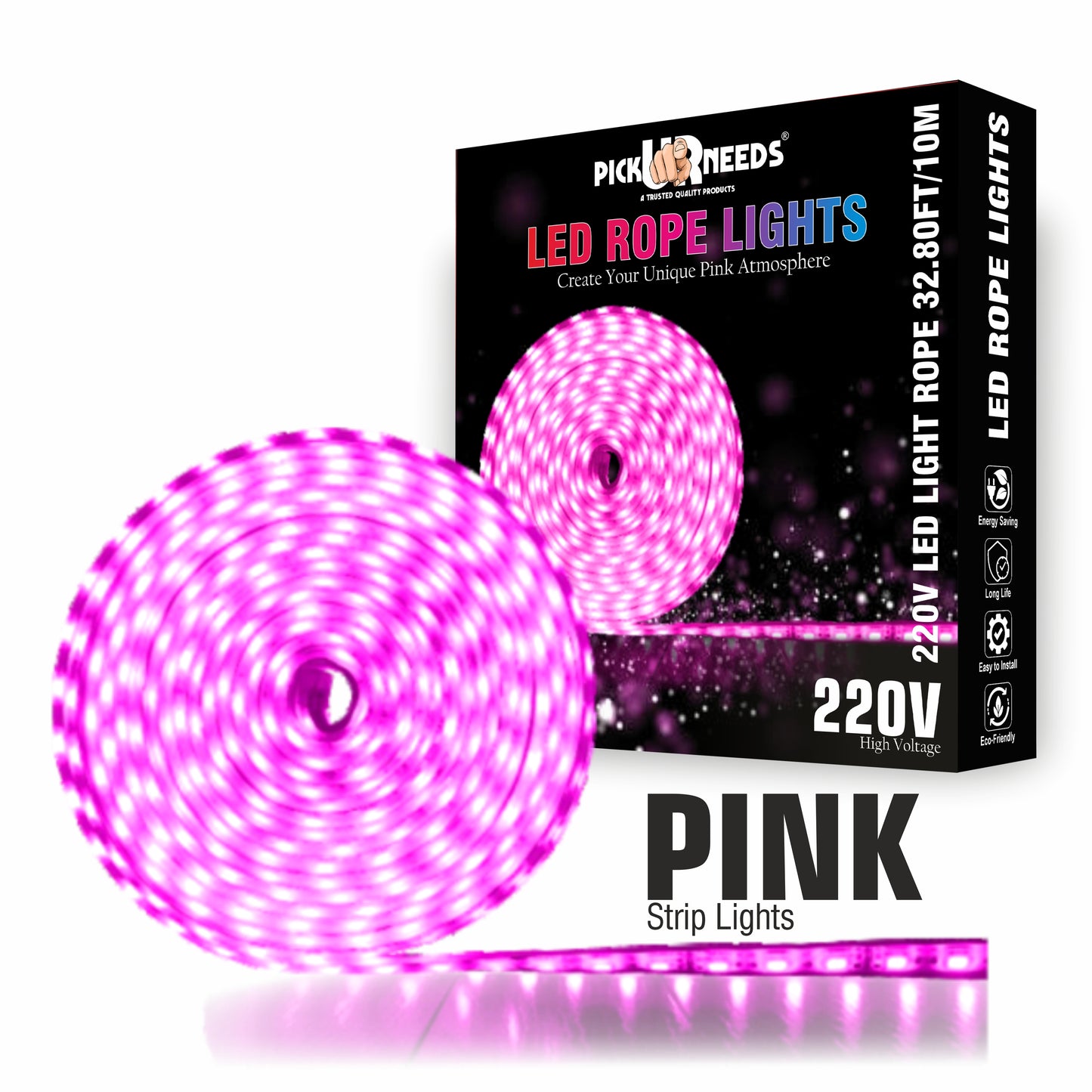 Pick Ur Needs 1200 LEDs 5 m Multicolor Steady Strip Rice Lights  (Pack of 1)