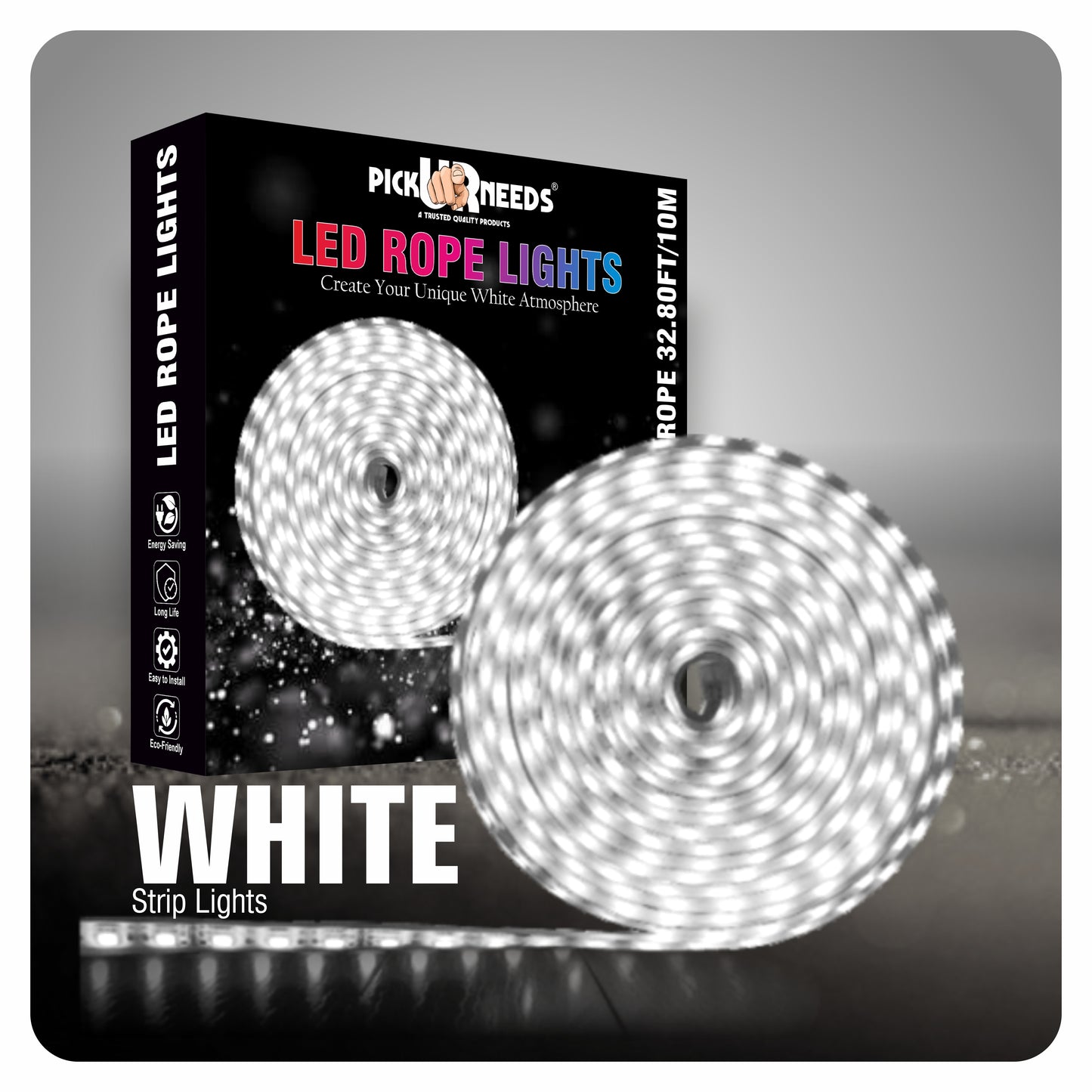 Pick Ur Needs 1200 LEDs 5 m Multicolor Steady Strip Rice Lights  (Pack of 1)
