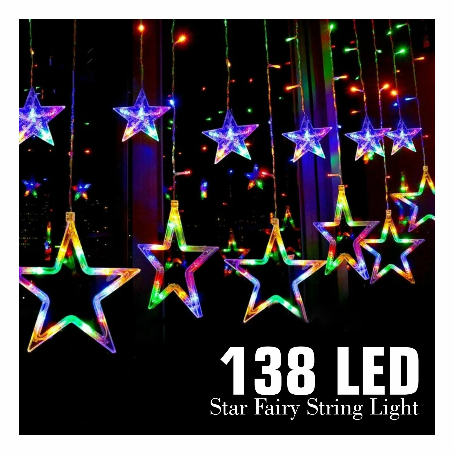 Pick Ur Needs 1 LEDs 3 m Multicolor Color Changing Star Rice Lights
