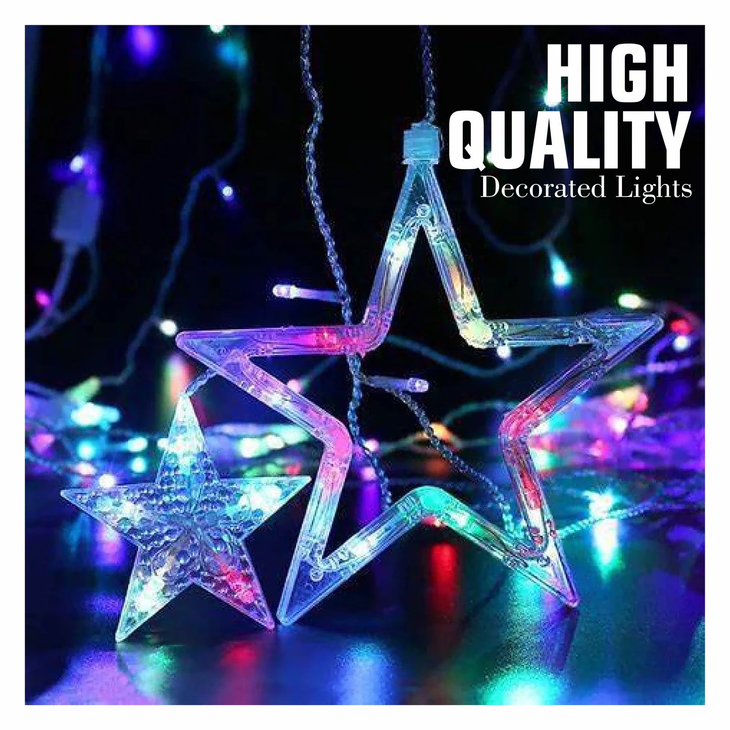 Pick Ur Needs 1 LEDs 3 m Multicolor Color Changing Star Rice Lights