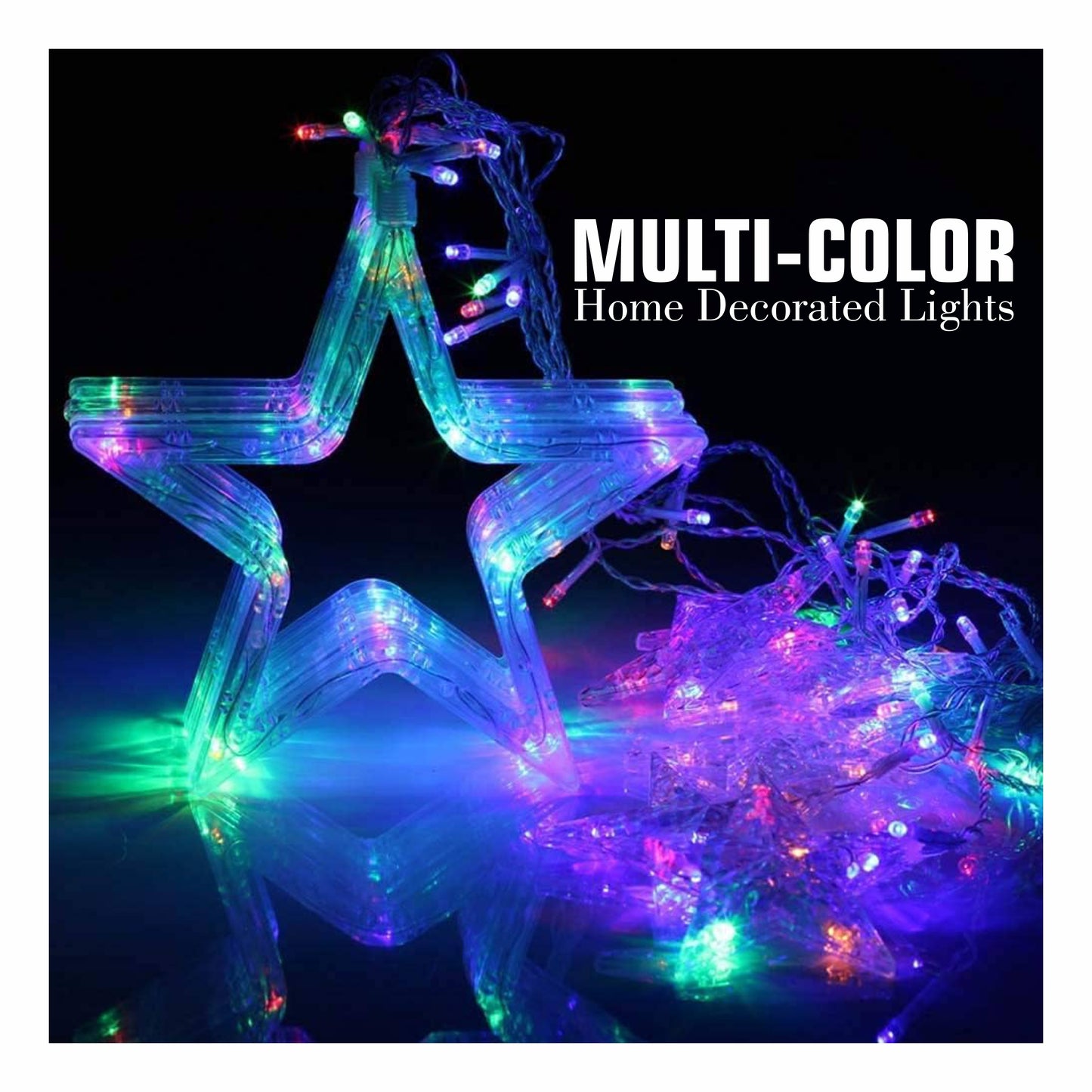 Pick Ur Needs 1 LEDs 3 m Multicolor Color Changing Star Rice Lights