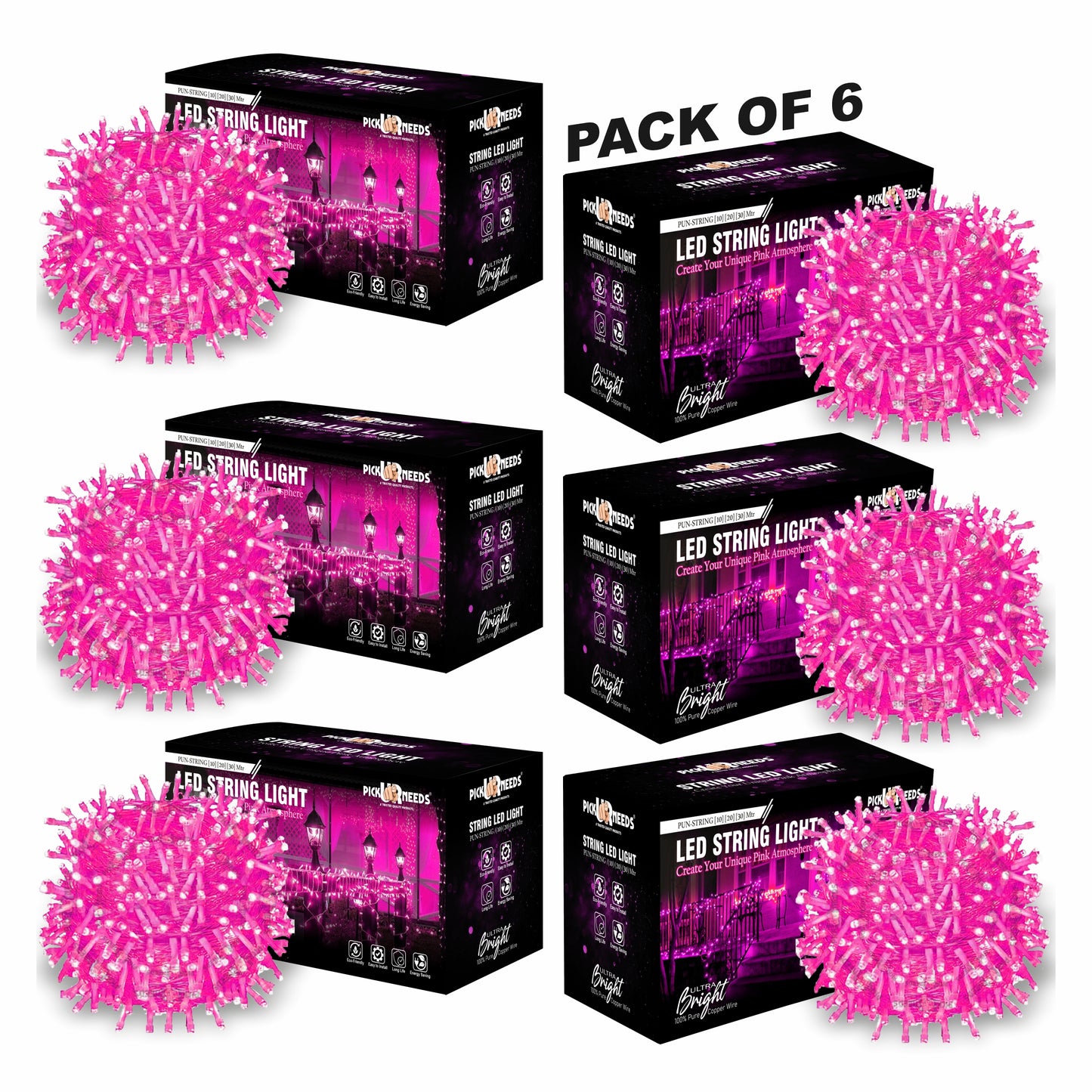 Pick Ur Needs 40 LEDs 15 m Steady String Rice Lights