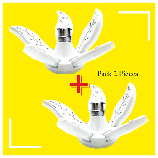 Pick Ur Needs Foldable Ceiling LED Blade Light Fan Bulb Adjustable Angle Pendants Ceiling Lamp Pack of 2