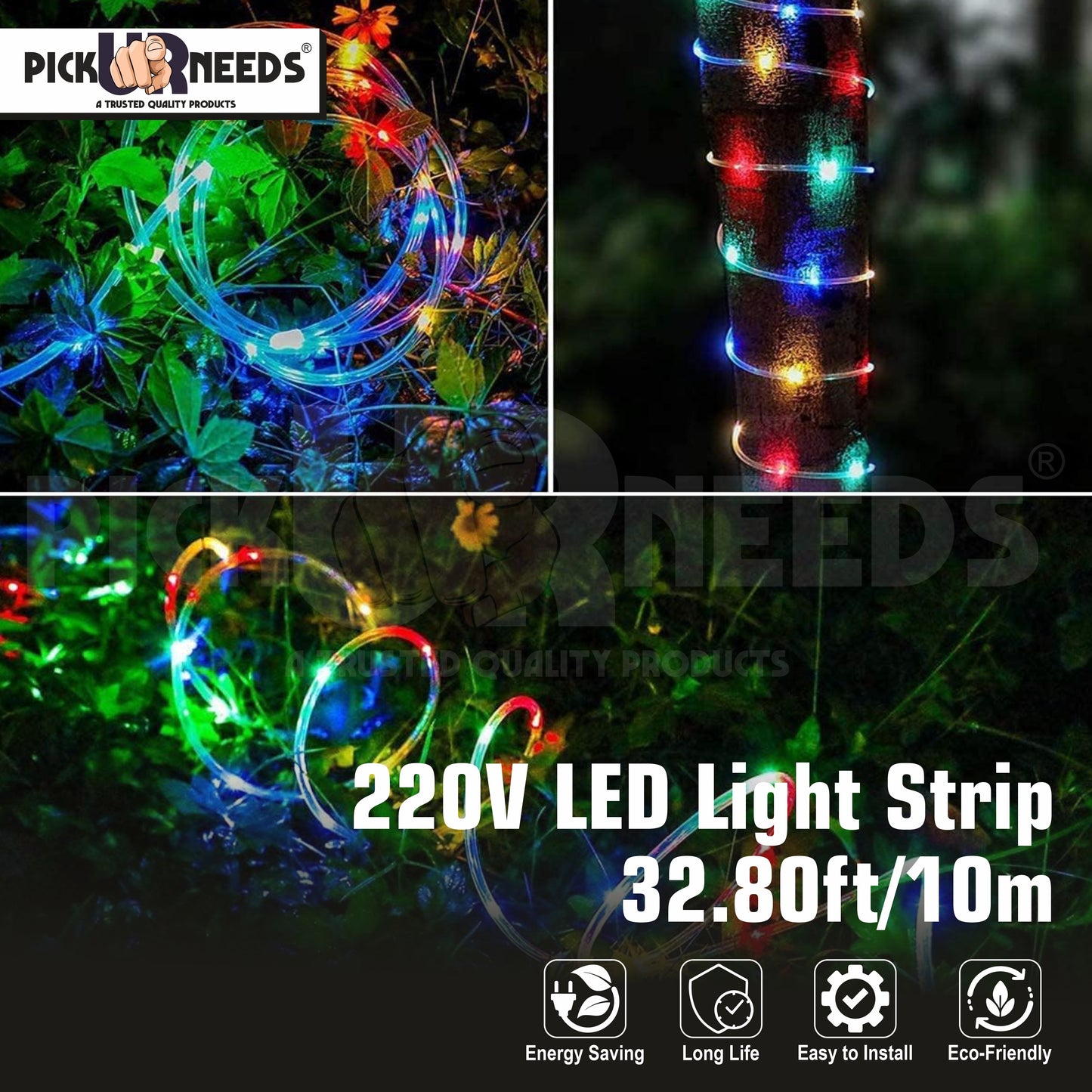 Pick Ur Needs Festival Light / 1200 LEDs 10 m Multicolor Steady Strip Lights / Decoration Lights