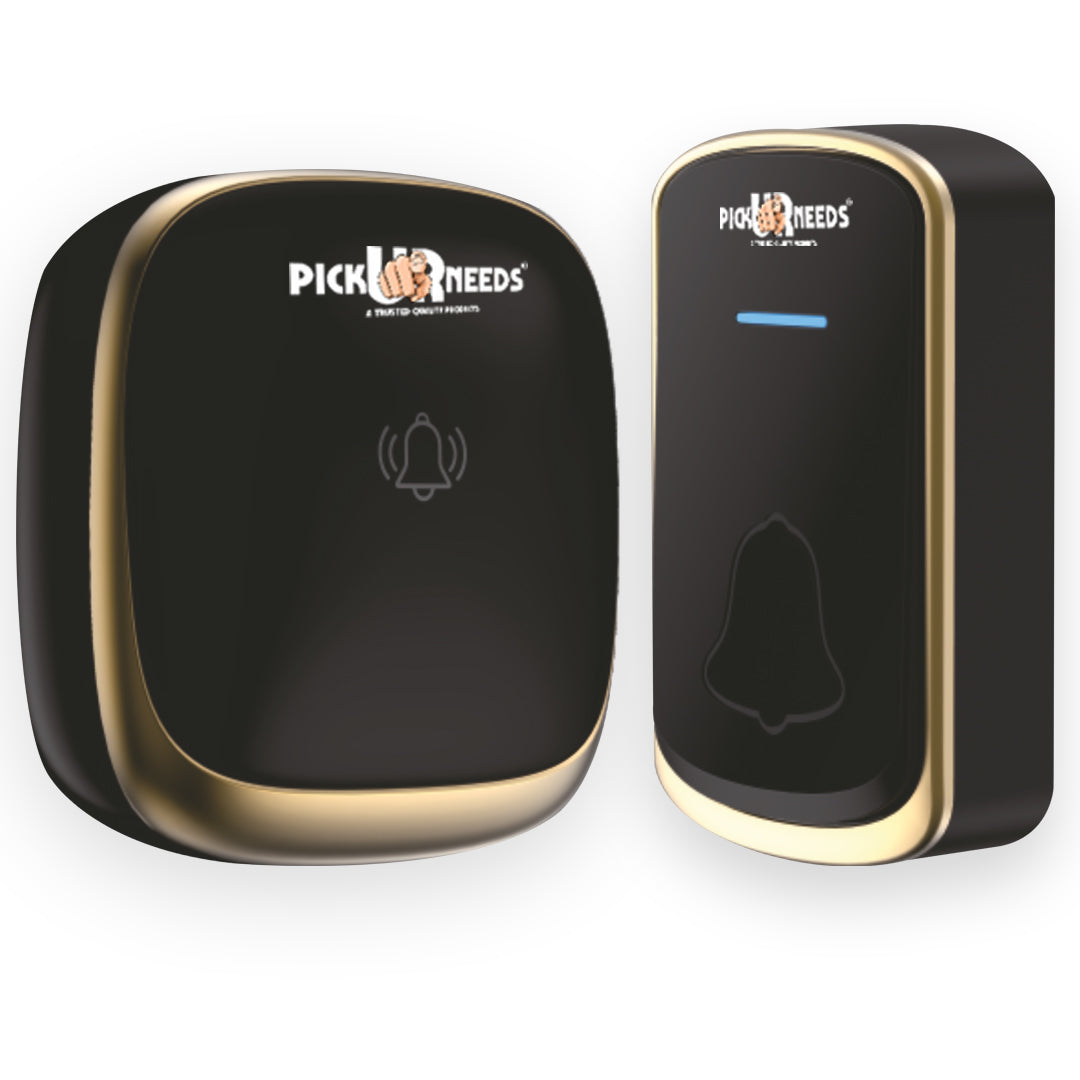 Pick Ur Needs Long Range Wireless Doorbell Easy Adjustable Ringtones with 300m Range, 36 Tunes, Led Indicator, 4 Volume Levels