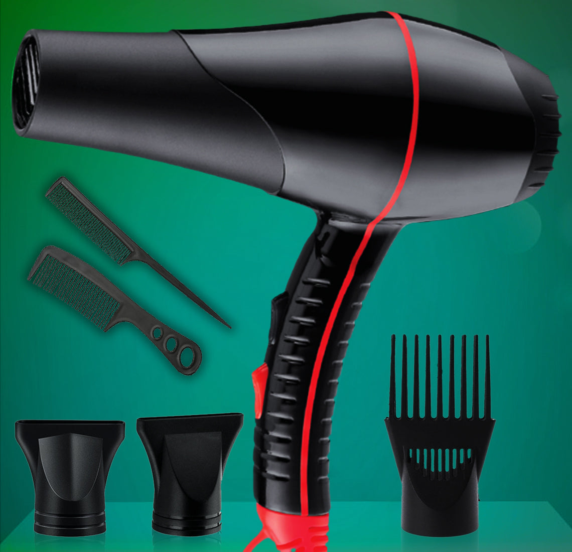 Pick Ur Needs Salon Grade High Range Professional Hair Dryer Hair Dryer With Comb Reducer (4000 Watt)