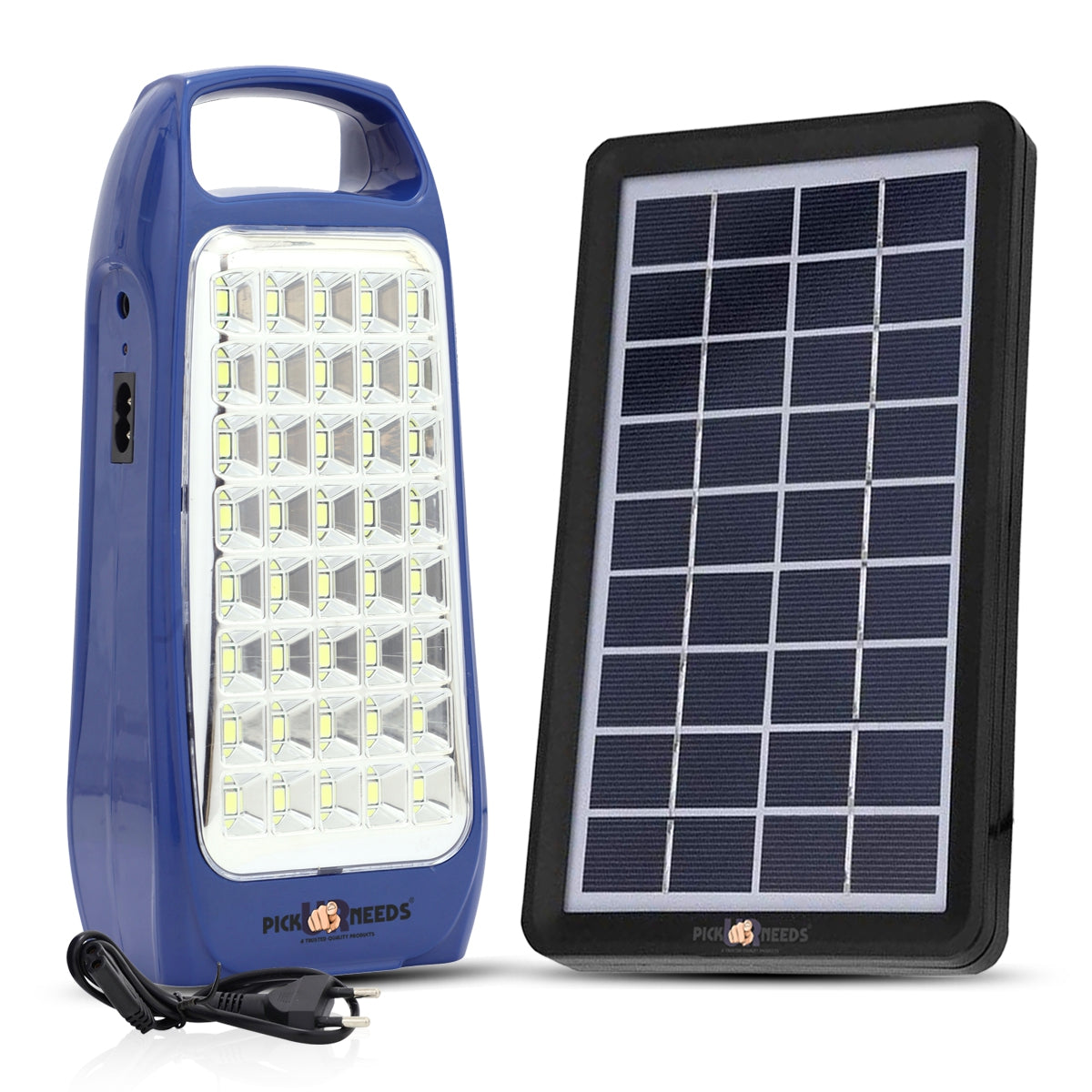 Pick Ur Needs Rechargeable & Portable Bright 40 SMD LED Lantern Lamp Home Emergency Light with Eco Friendly Solar Panel