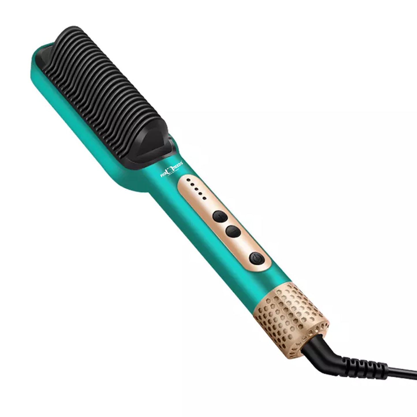 Pick Ur Needs Professional Hair Straightener Brush Straightening Comb With 5 Temp Setting Fast Heating Ceramic Plate