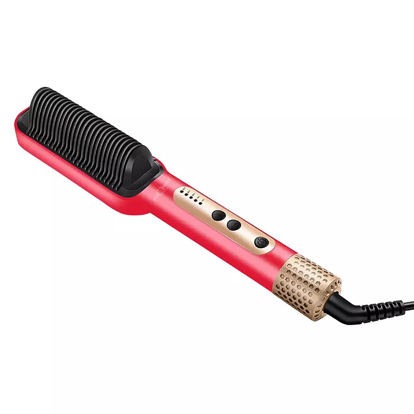 Pick Ur Needs Professional Hair Straightener Brush Straightening Comb With 5 Temp Setting Fast Heating Ceramic Plate