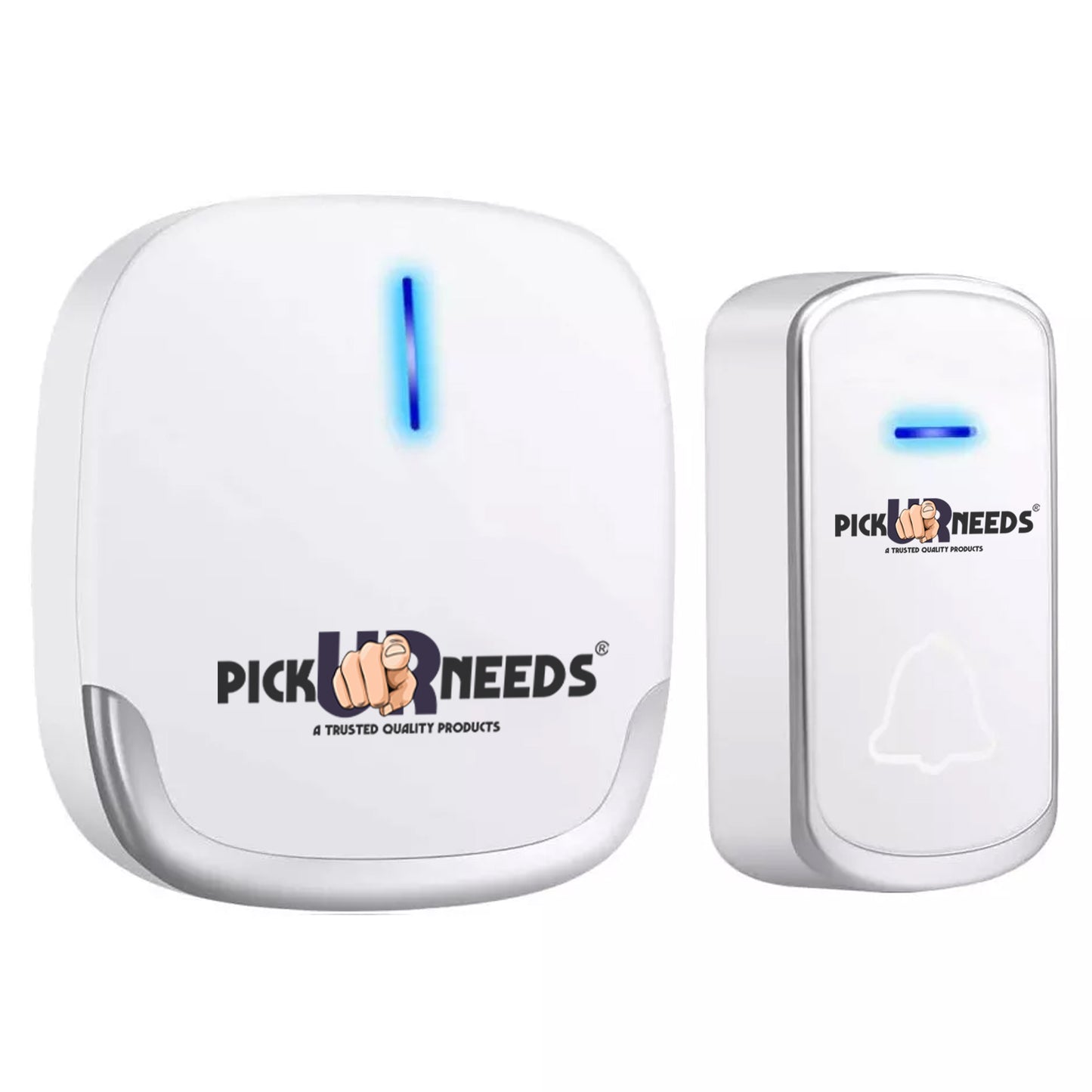 Pick Ur Needs Long Range Wireless Doorbell Easy Adjustable Ringtones with 300m Range, 36 Tunes, Led Indicator, 4 Volume Levels