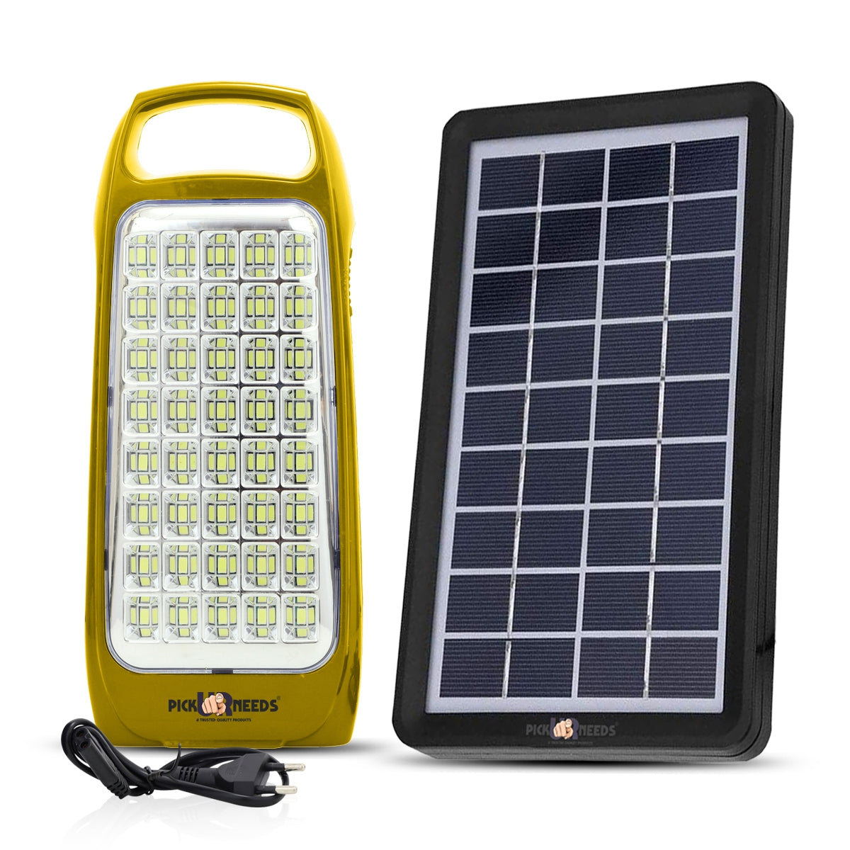 Pick Ur Needs Rechargeable & Portable Bright 40 SMD LED Lantern Lamp Home Emergency Light with Eco Friendly Solar Panel