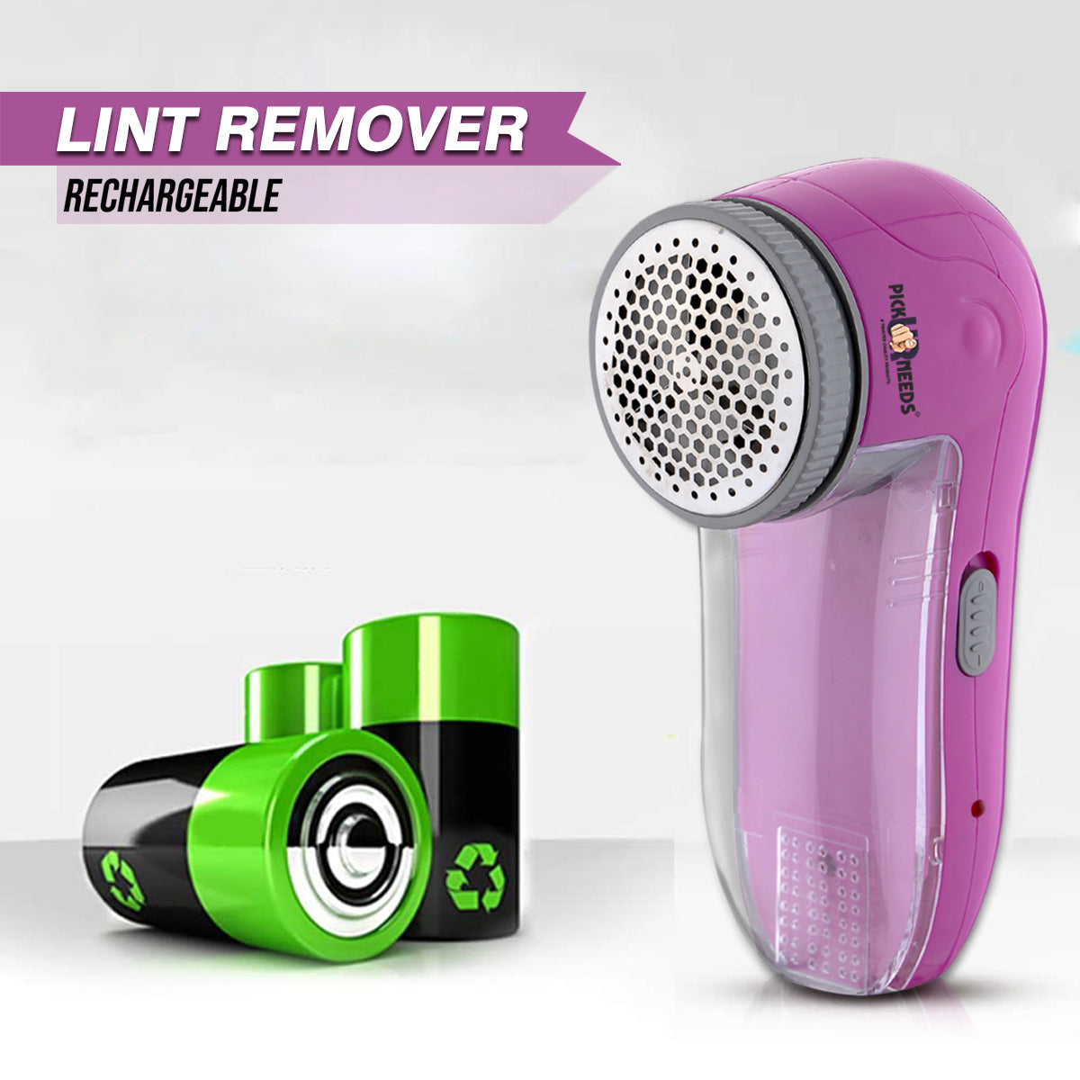 Pick Ur Needs Lint Remover for Clothing with Rechargeable USB Charging Cord, Ball Shaver with 1 Extra Floating Blade, No More Lint