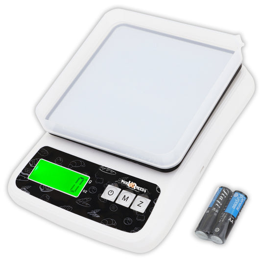 Pick Ur Needs Digital Food Scale with Bowl 10 Kg Kitchen Weighing Scale High Accuracy Weights in Grams and oz