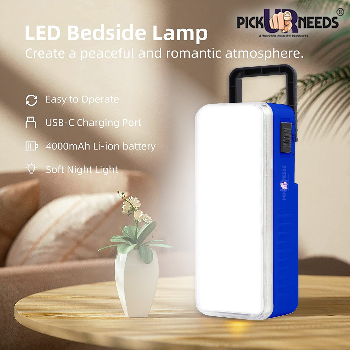 Pick Ur Needs Solar High-Bright 36 LED With Rechargeable Emergency Floor Lantern Lamp Light