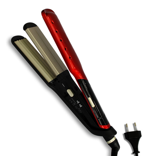 Pick Ur Needs Professional 2 in 1 Hair Straightener and Curler Iron For Stylish & Smooth Hair
