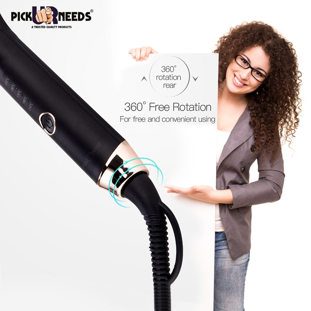 Pick Ur Needs Professional Curling Iron With Wand Roller Tourmaline Ceramic Adjustable Temp Electric Hair Curler