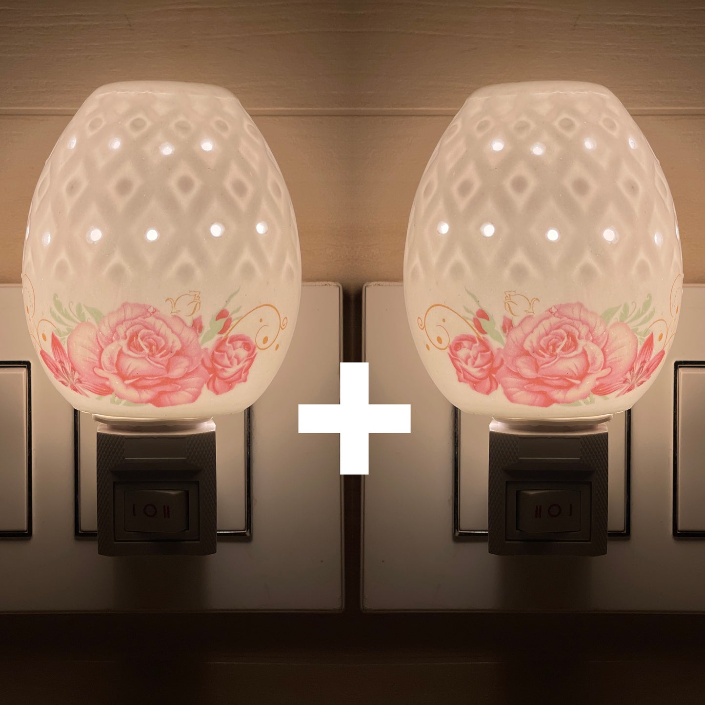 Pick Ur Needs® Stylish Home Decorative Ceramic Electric Night Light Table Lamp(Design As Per Availability)