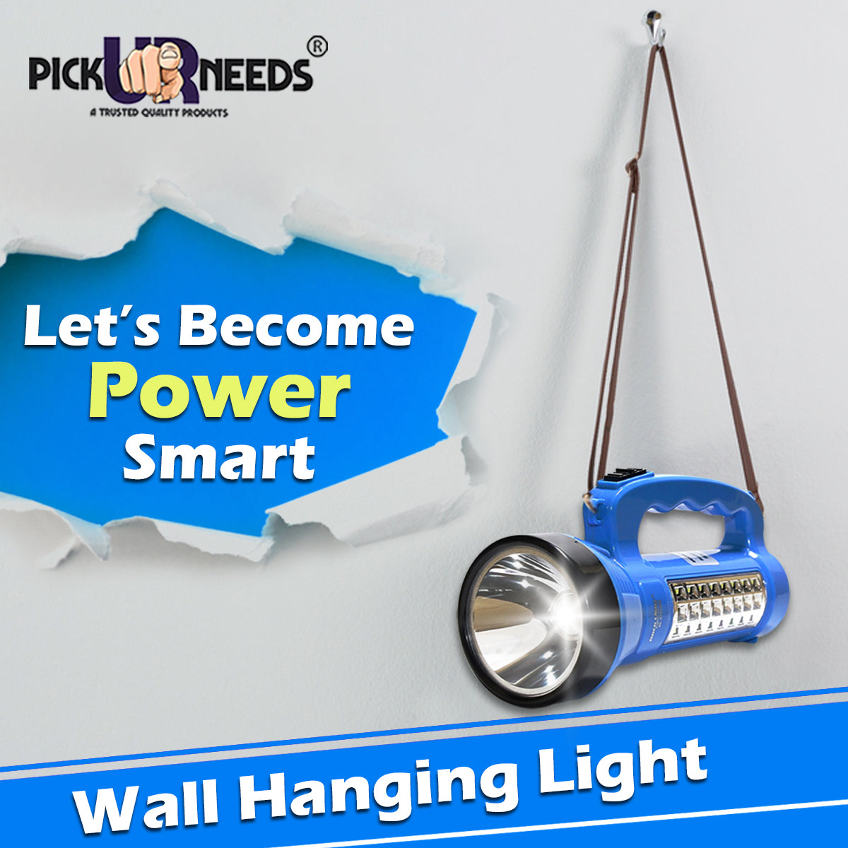 Pick Ur Needs Long Range Search Light 24 Watt Waterproof Led Torch High Power Side Led Emergency Light