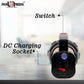 Pick Ur Needs Emergency Rechargeable Search Torch Light Prime Metal 100W Long Range Distance High Power With Power Bank