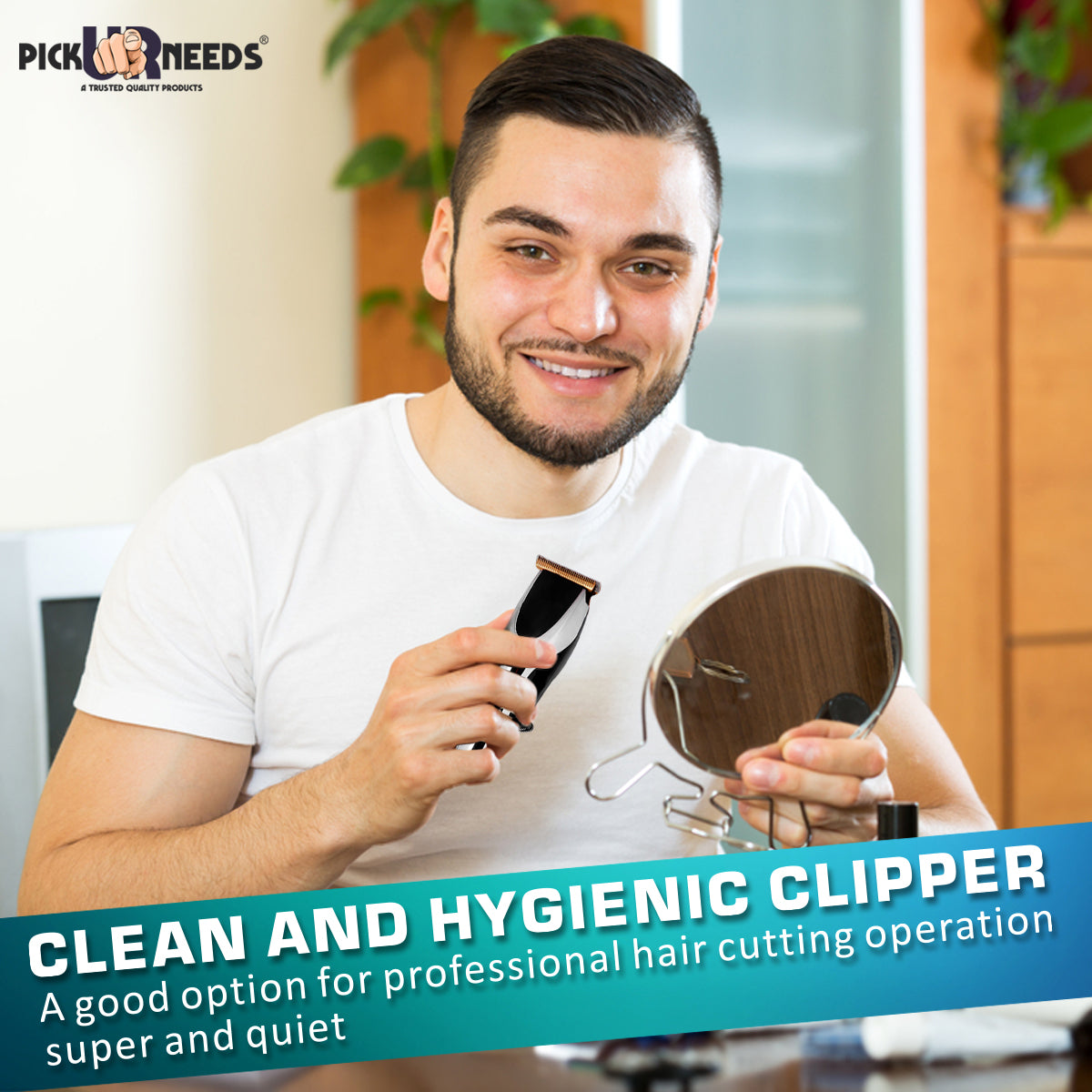 Pick Ur Needs Professional Hair Clipper Advanced shaving System Runtime: 120 min Trimmer for Men