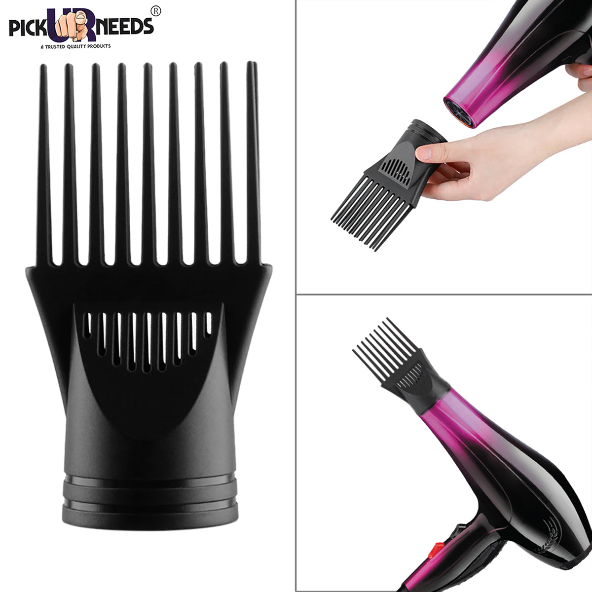 Pick Ur Needs Professional Stylish Hair Dryers For Women & Men Hot And Cold Dryer With Comb Reducer (3500 Watt)