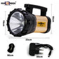 Pick Ur Needs Emergency Rechargeable Search Torch Light Prime Metal 100W Long Range Distance High Power With Power Bank